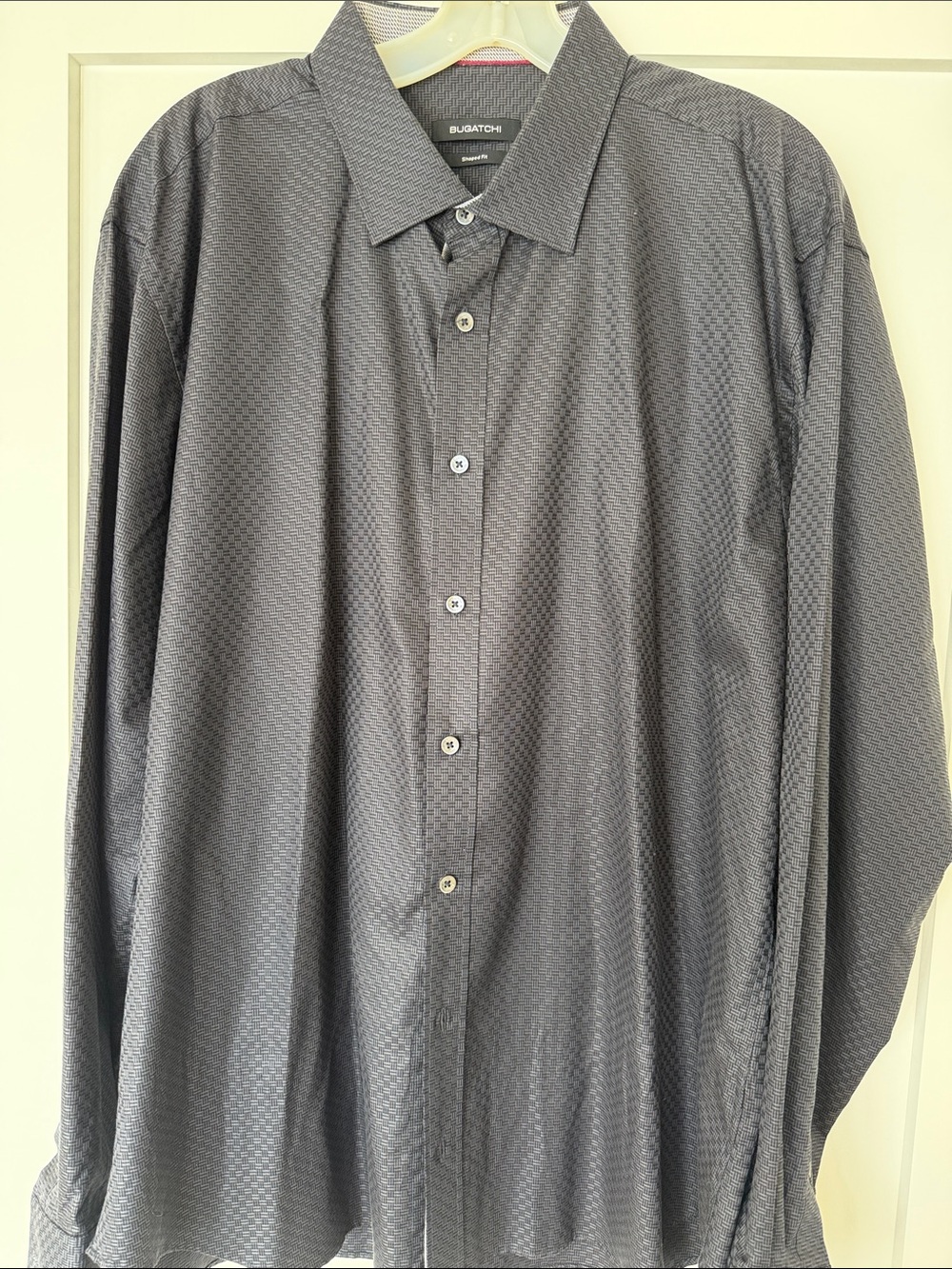 Bugatchi Men's Dress Shirt in Charcoal